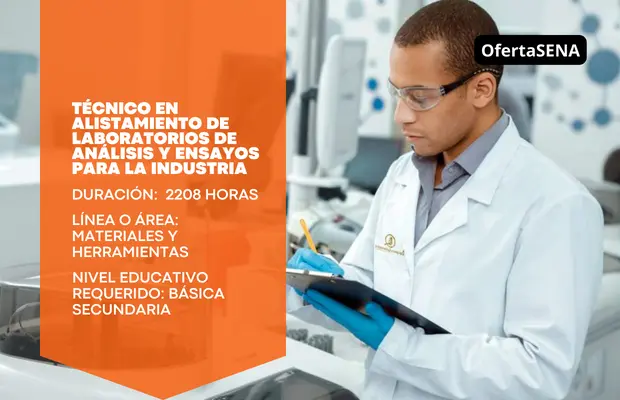 Técnico en Alistamiento de Laboratorios de Análisis y Ensayos para la Industria – SENA Sofia Plus