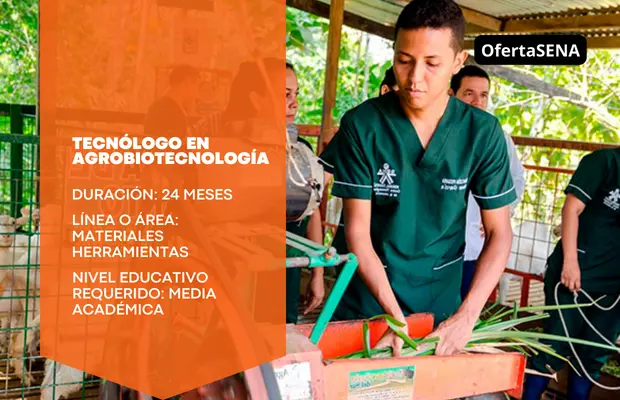 Tecnólogo en Agrobiotecnología – SENA Sofia Plus