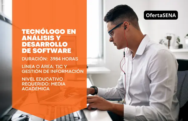 Tecnólogo en Análisis y Desarrollo de Software – SENA Sofia Plus