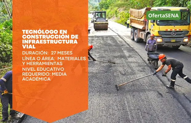 Carrera Tecnólogo en Construcción de Infraestructura Vial