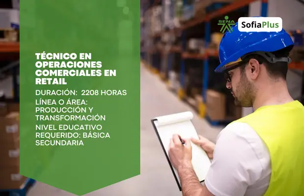 Técnico en Operaciones Comerciales en Retail – SENA Sofia Plus