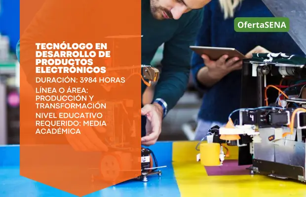 Carrera Tecnólogo en Desarrollo de Productos Electrónicos SENA Sofia Plus