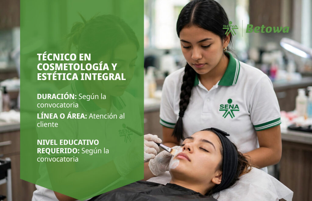 Técnico en Cosmetología y Estética Integral – SENA Betowa: portada del programa