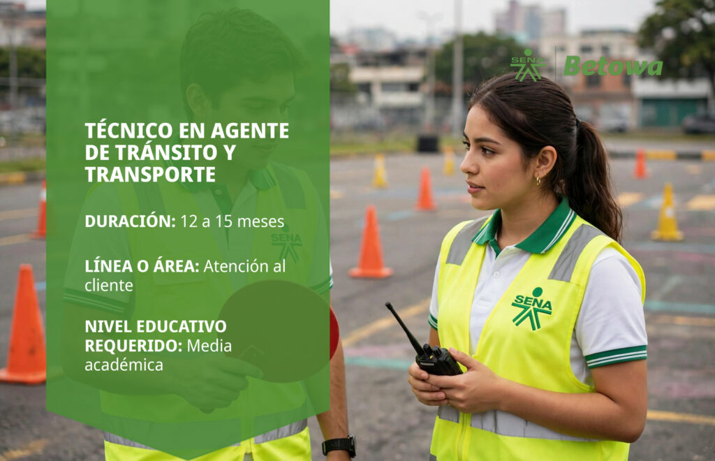 Técnico en Agente de Tránsito y Transporte – SENA Betowa: portada del programa