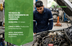 Técnico en Mantenimiento de Vehículos Livianos – SENA Betowa: portada del programa