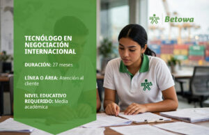 Tecnólogo en Negociación Internacional – SENA Betowa: portada del programa