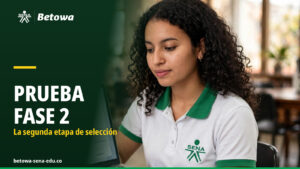 Estudiante del SENA presentando la Prueba Fase 2, la segunda etapa de selección