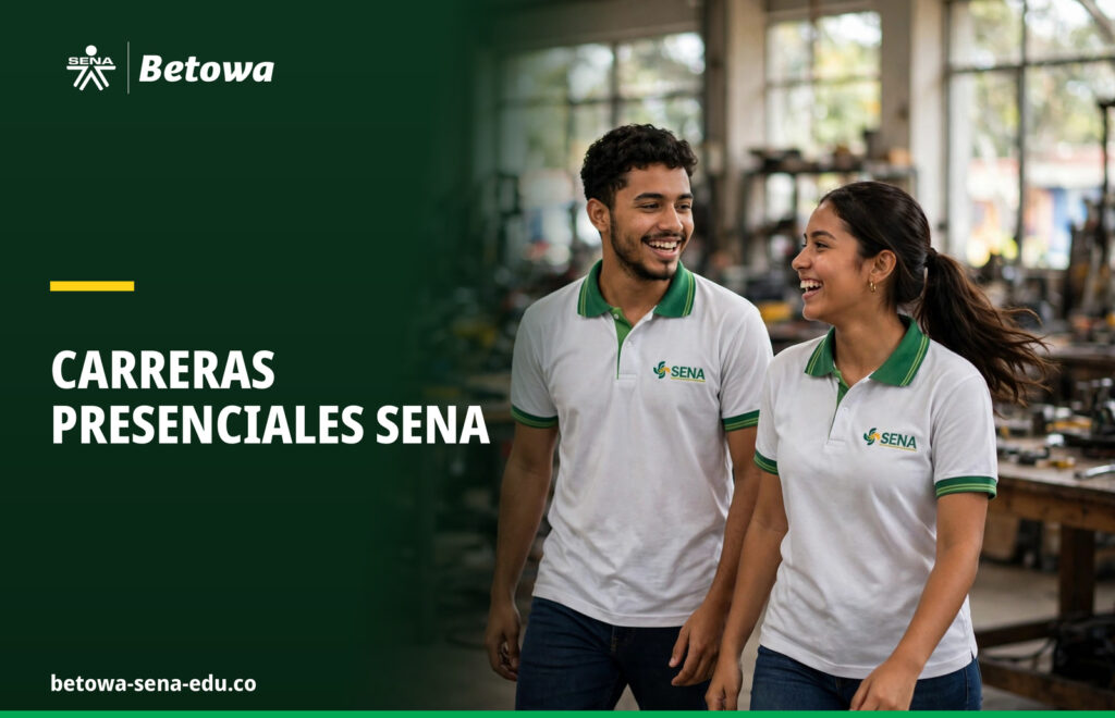 Aprendices del SENA llegando a su clase en una carrera presencial
