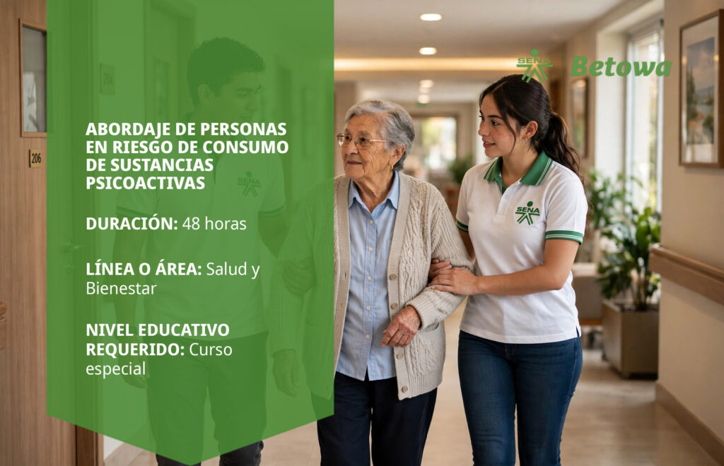 Curso SENA de abordaje de personas en riesgo de consumo de sustancias psicoactivas – Betowa