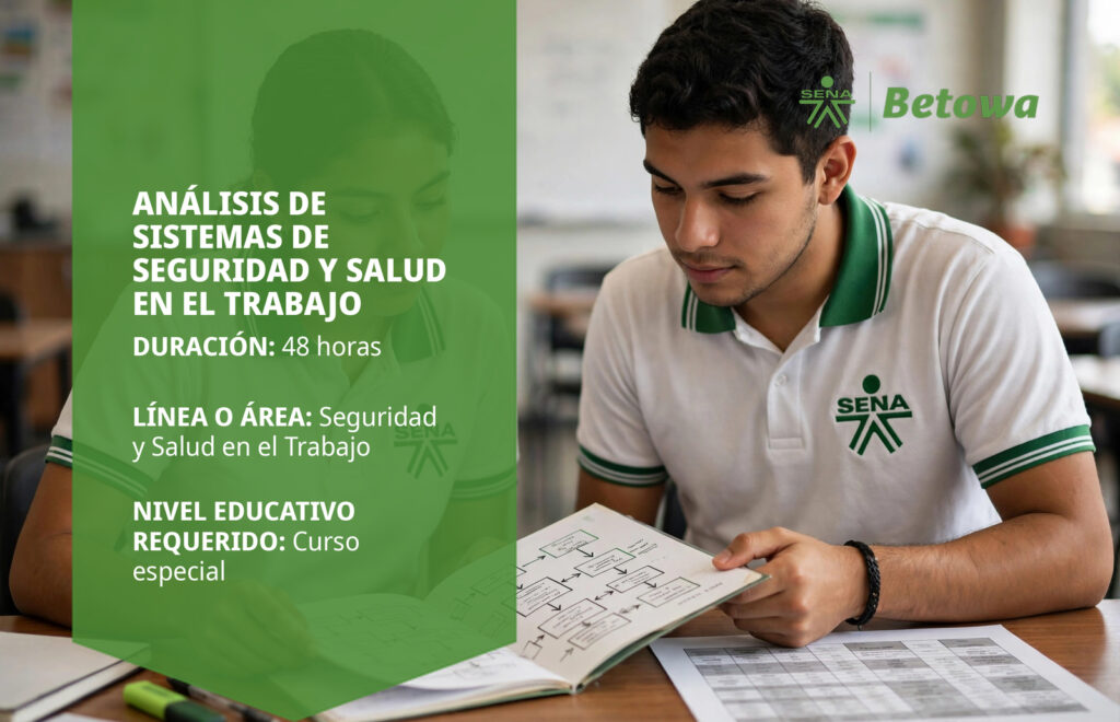 Curso SENA de análisis de sistemas de seguridad y salud en el trabajo – Betowa
