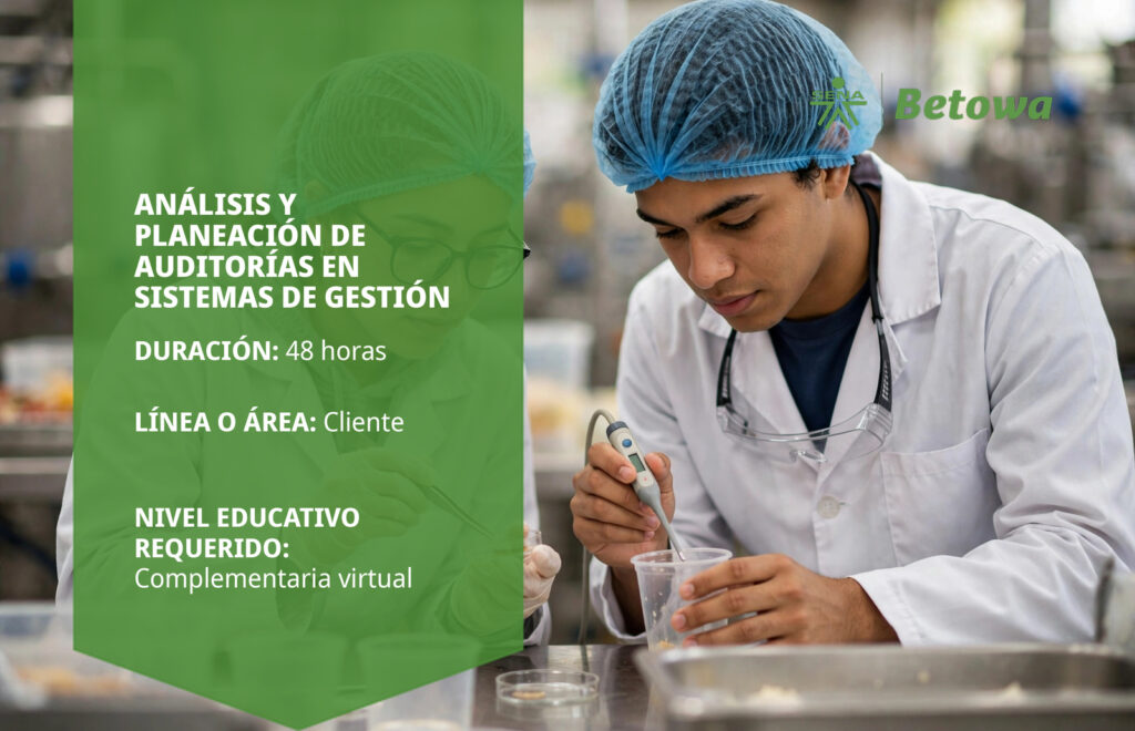 Curso SENA de análisis y planeación de auditorías en sistemas de gestión – Betowa