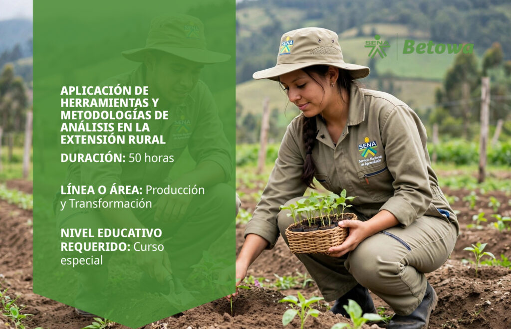 Curso SENA de herramientas y metodologías de análisis en la extensión rural – Betowa