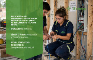 Curso SENA de aplicación del etiquetado de eficiencia energética RETIQ – Betowa