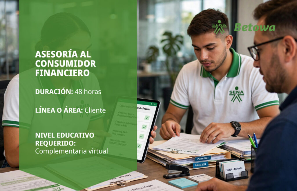 Curso SENA de asesoría al consumidor financiero – Betowa