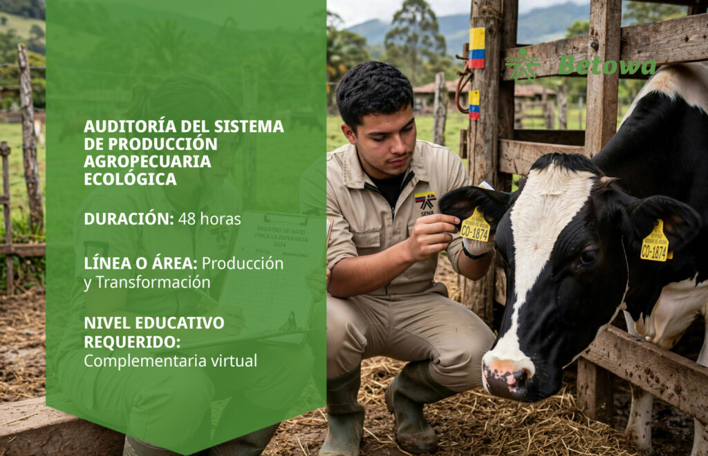 Curso SENA de auditoría del sistema de producción agropecuaria ecológica – Betowa