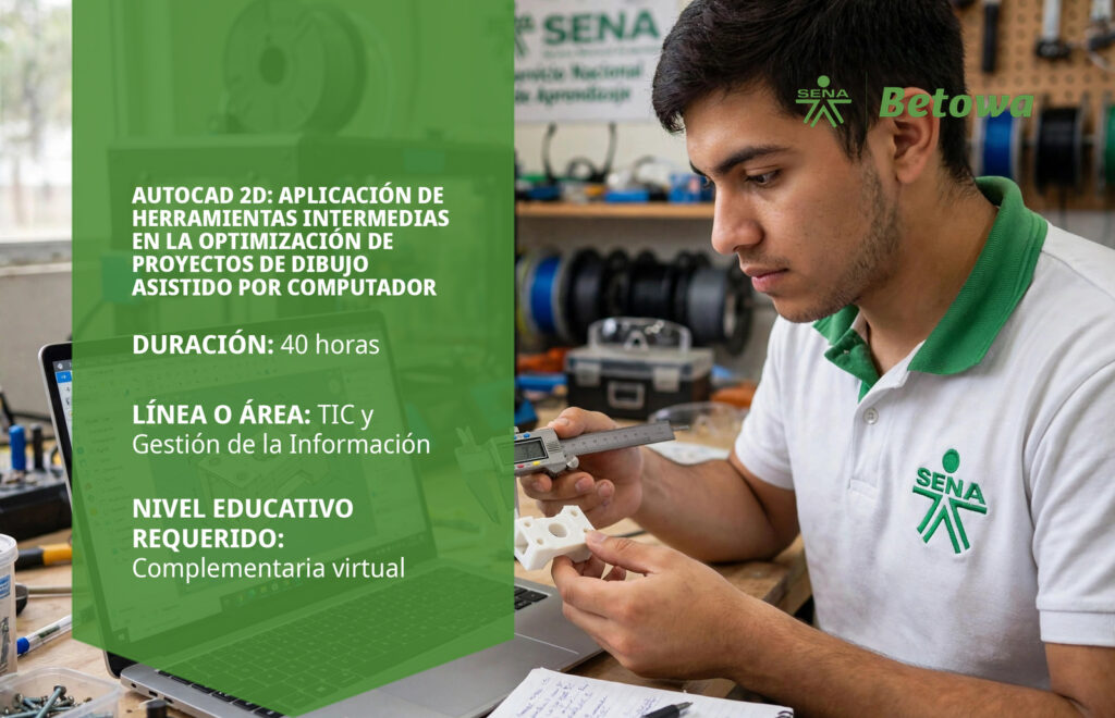 Curso SENA de AutoCAD 2D herramientas intermedias – Betowa