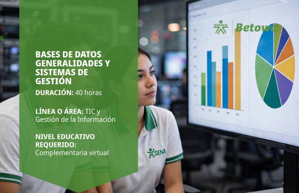 Curso SENA de bases de datos generalidades y sistemas de gestión – Betowa