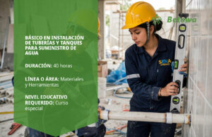 Curso SENA básico en instalación de tuberías y tanques para suministro de agua – Betowa