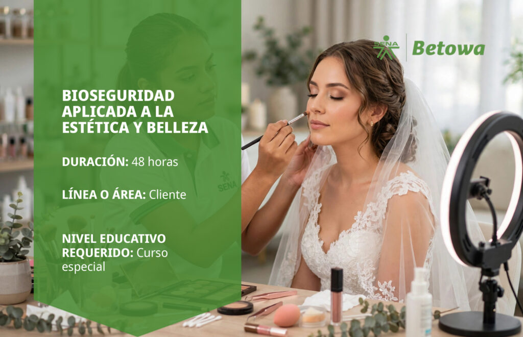 Curso SENA de bioseguridad aplicada a la estética y belleza – Betowa