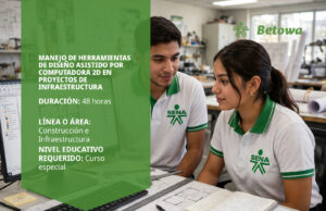 Curso SENA de diseño asistido por computadora 2D en infraestructura – Betowa