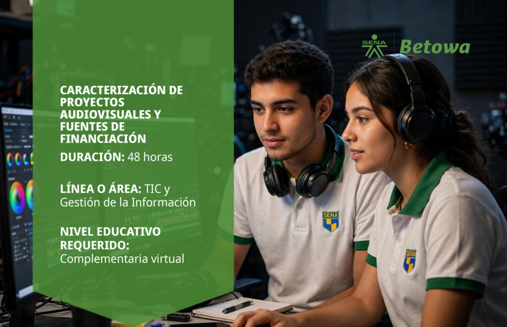 Curso SENA de caracterización de proyectos audiovisuales y financiación – Betowa