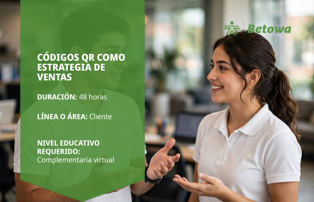 Curso SENA de códigos QR como estrategia de ventas – Betowa