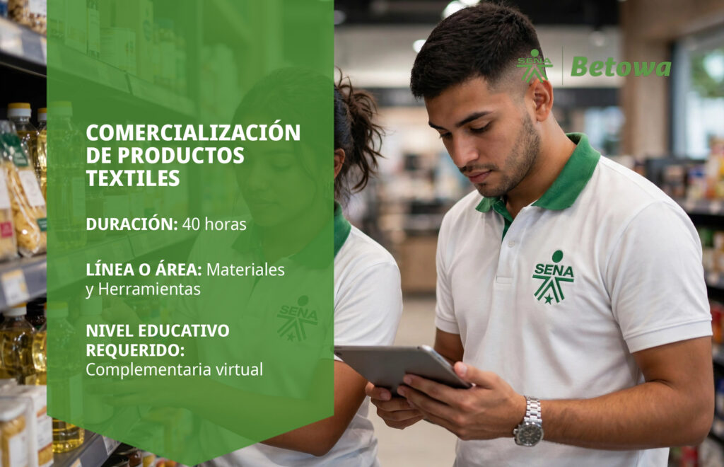 Curso SENA de comercialización de productos textiles – Betowa