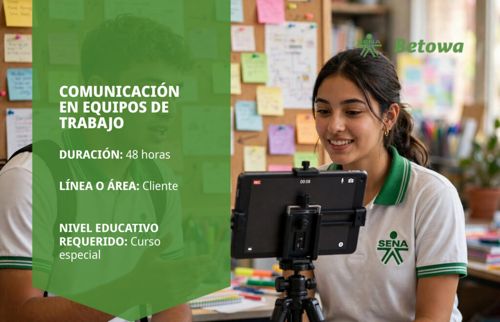 Curso SENA de comunicación en equipos de trabajo – Betowa