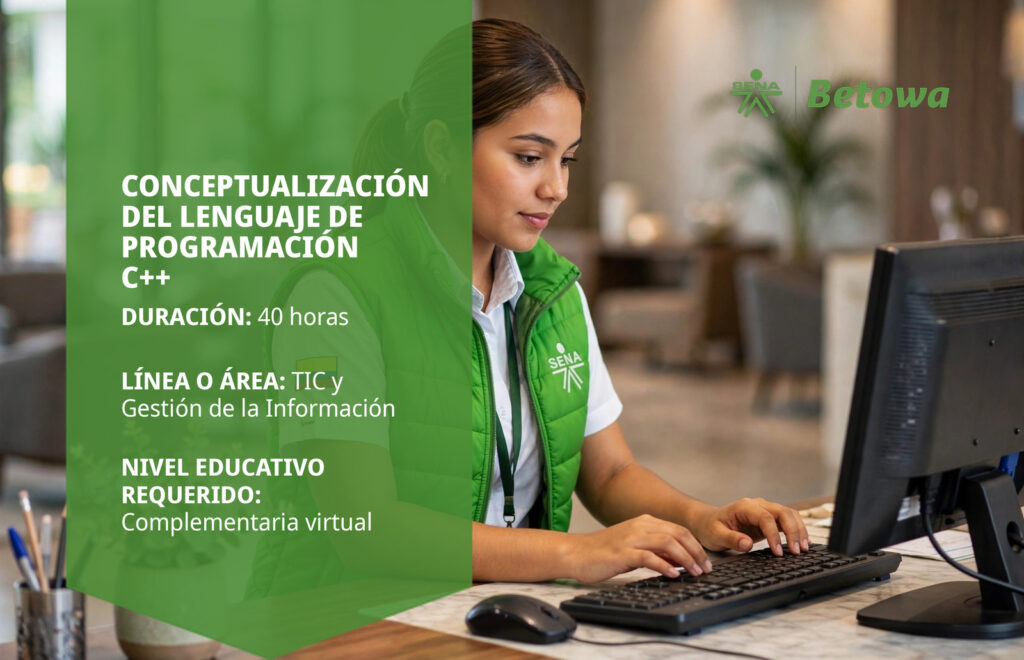 Curso SENA de conceptualización del lenguaje de programación C++ – Betowa