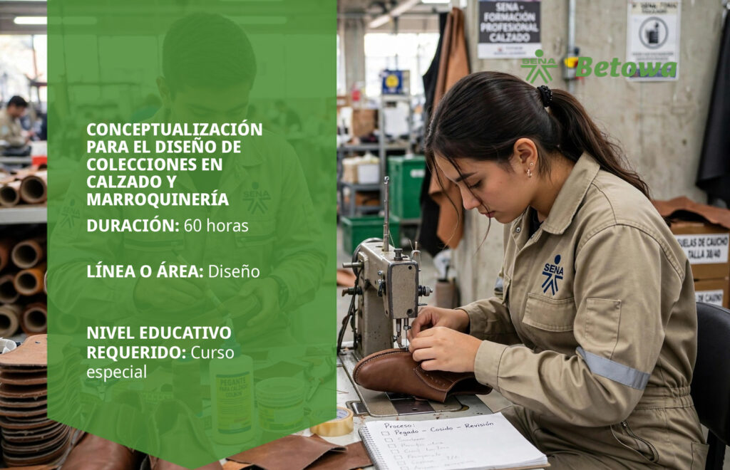 Curso SENA de diseño de colecciones en calzado y marroquinería – Betowa