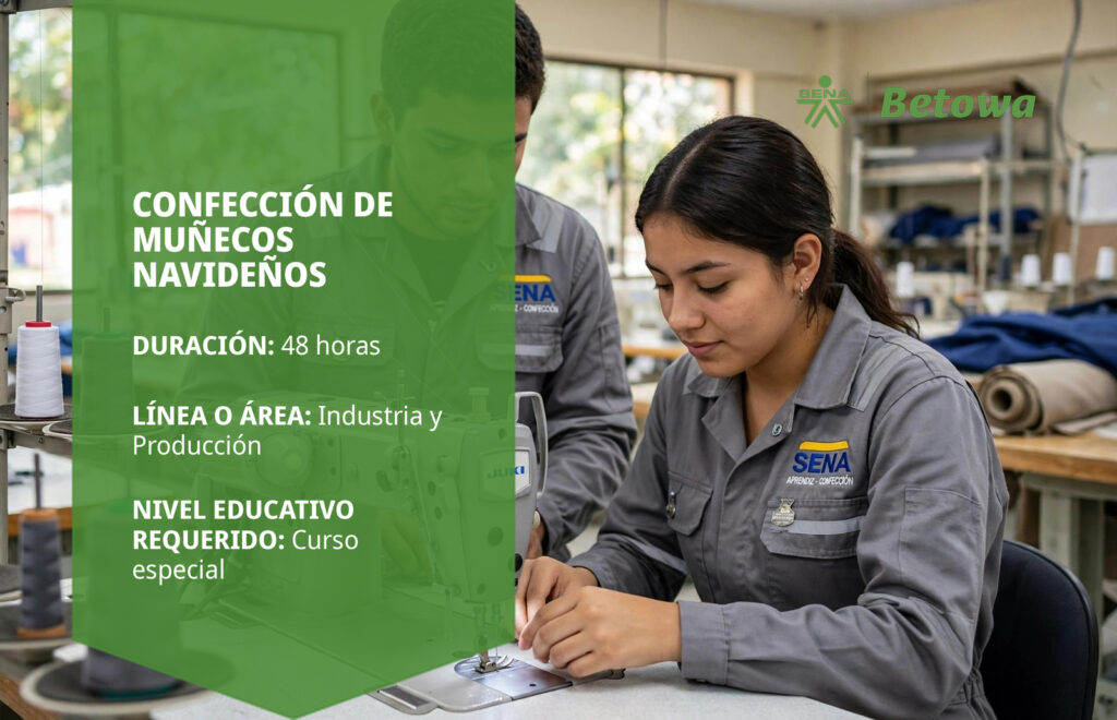 Curso SENA de confección de muñecos navideños – Betowa
