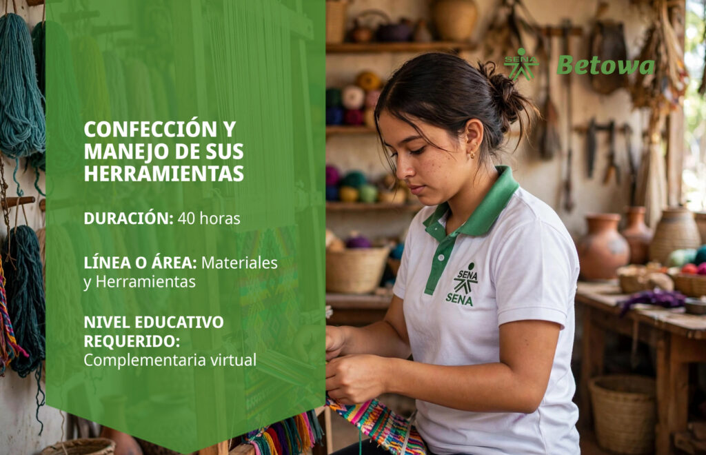 Curso SENA de confección y manejo de sus herramientas – Betowa