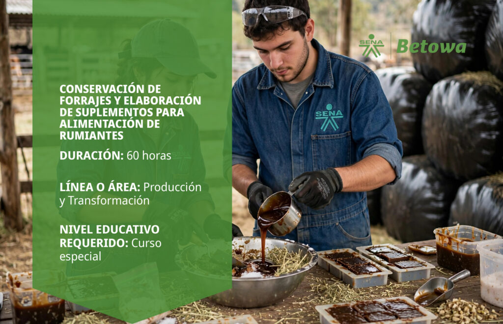 Curso SENA de conservación de forrajes y suplementos para rumiantes – Betowa