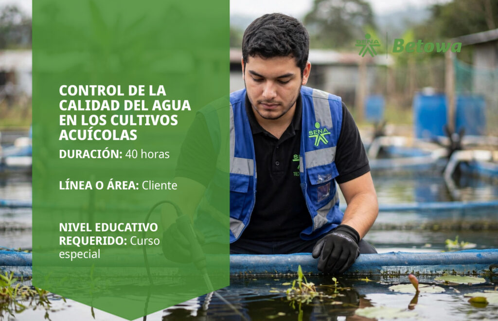 Curso SENA de control de la calidad del agua en los cultivos acuícolas – Betowa