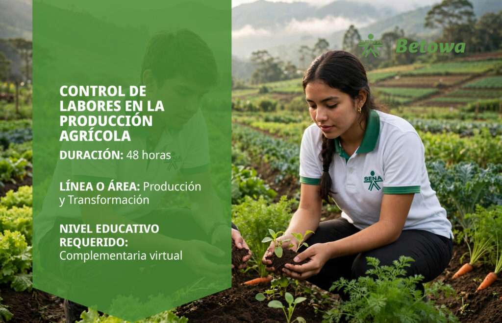 Curso SENA de control de labores en la producción agrícola – Betowa