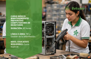 Curso SENA básico de mantenimiento preventivo de computadores de escritorio – Betowa