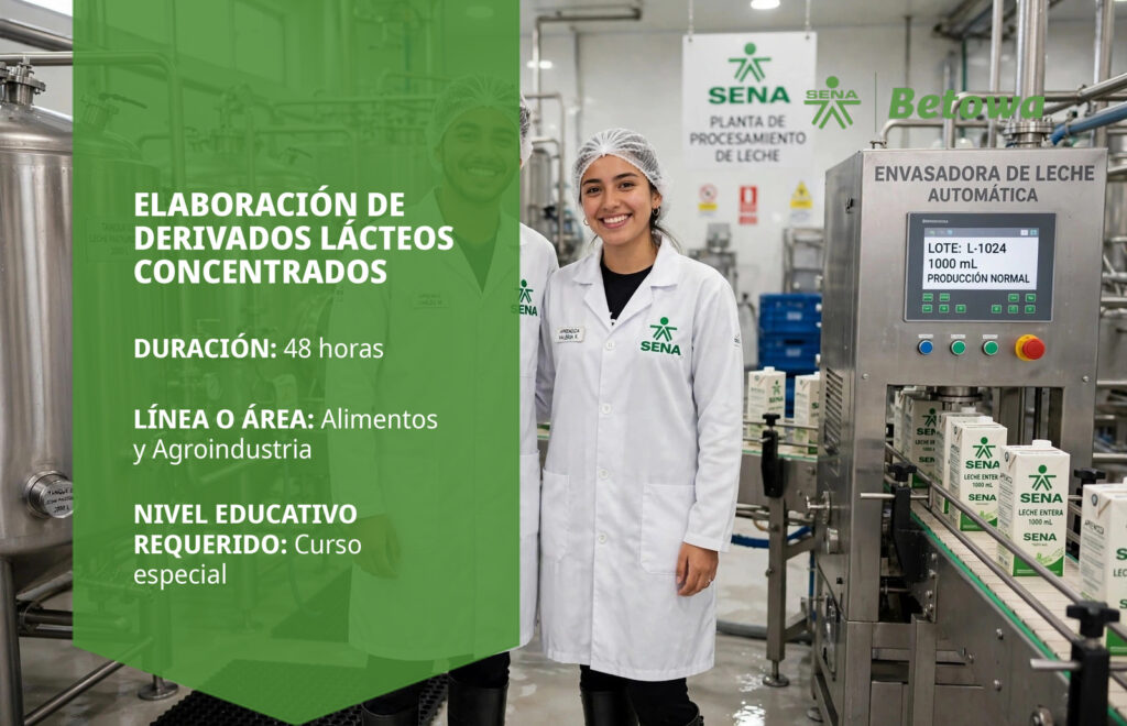 Curso SENA de elaboración de derivados lácteos concentrados – Betowa