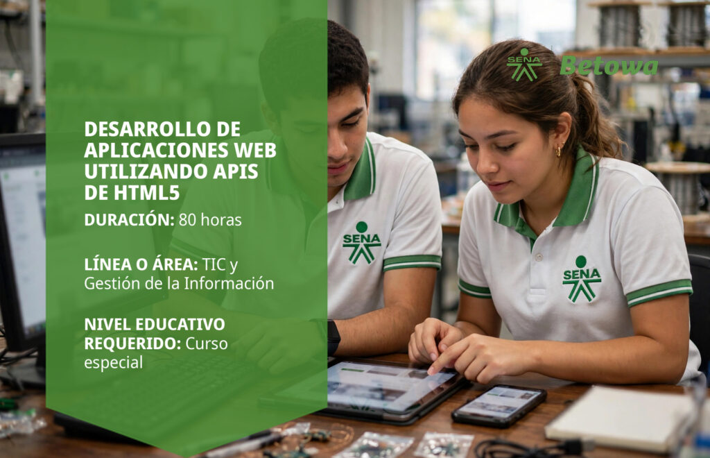 Curso SENA de aplicaciones web con APIs de HTML5 – Betowa