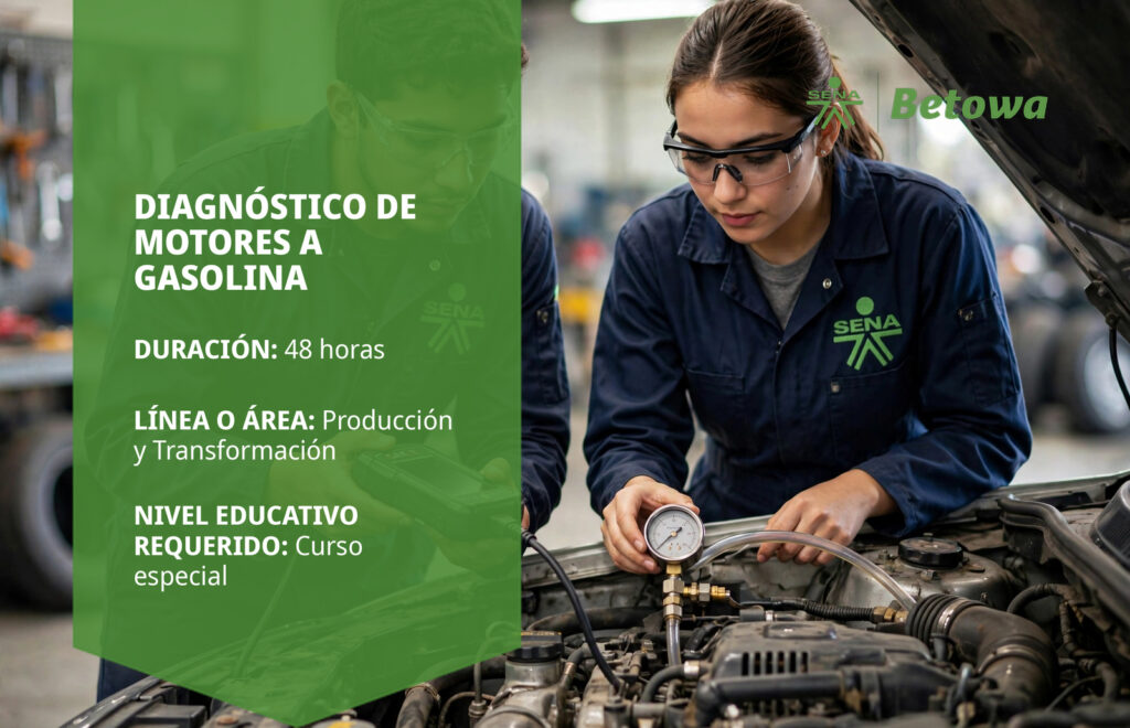 Curso SENA de diagnóstico de motores a gasolina – Betowa