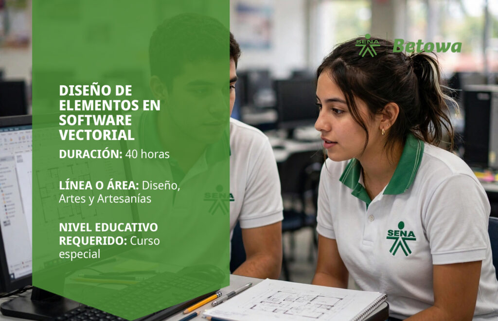 Curso SENA de diseño de elementos en software vectorial – Betowa