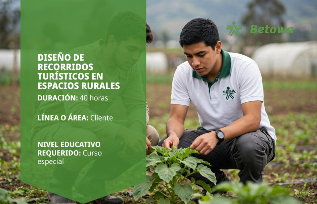 Curso SENA de diseño de recorridos turísticos en espacios rurales – Betowa