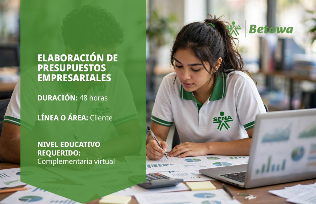 Curso SENA de elaboración de presupuestos empresariales – Betowa