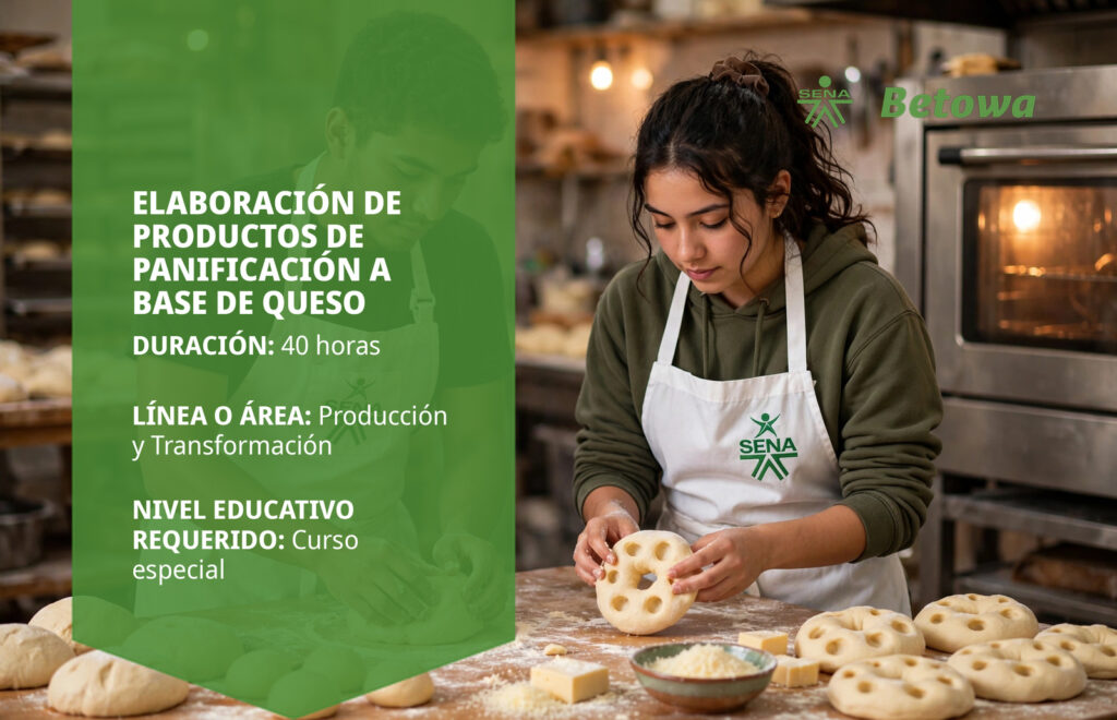 Curso SENA de elaboración de productos de panificación a base de queso – Betowa