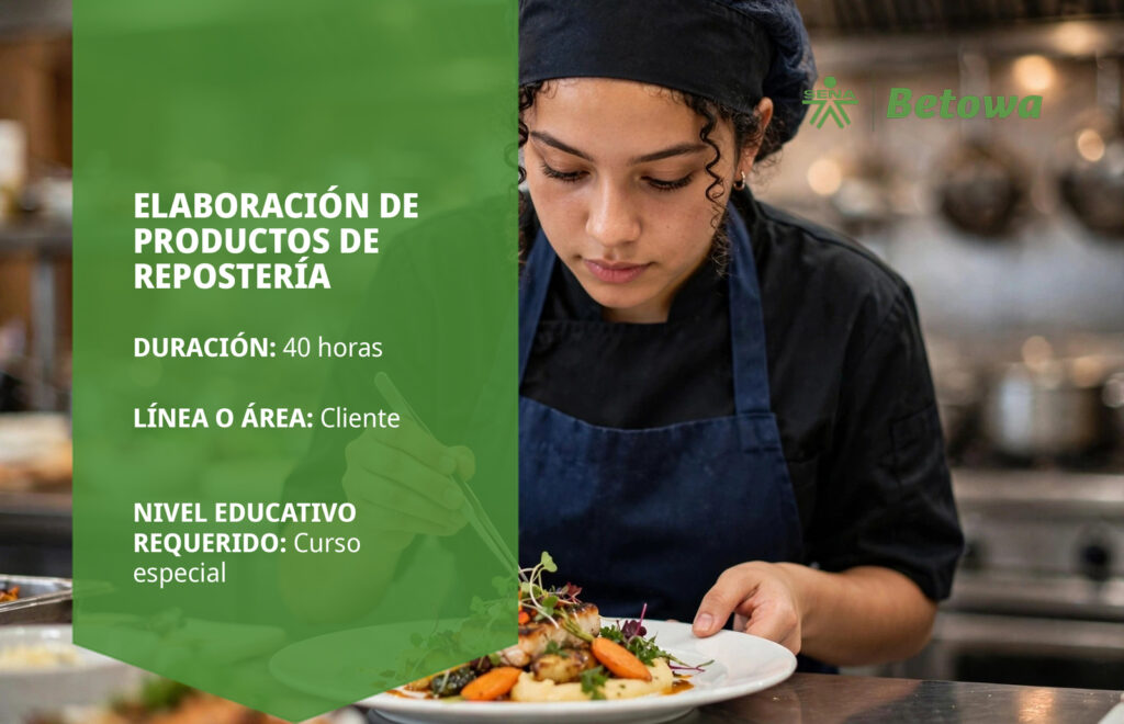 Curso SENA de elaboración de productos de repostería – Betowa