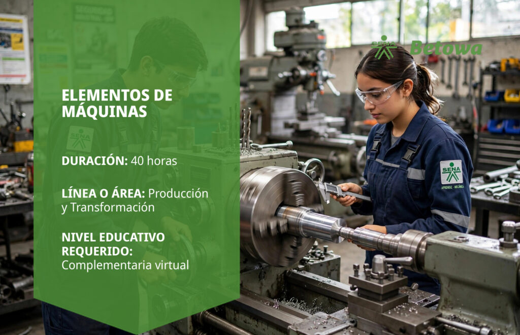 Curso SENA de elementos de máquinas – Betowa