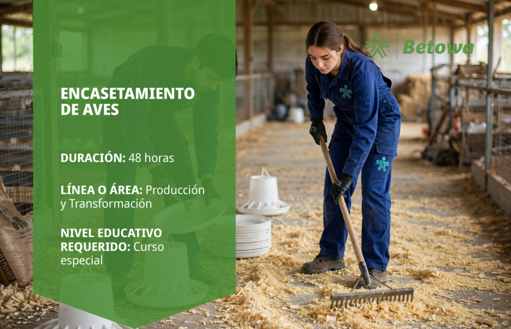 Curso SENA de encasetamiento de aves – Betowa