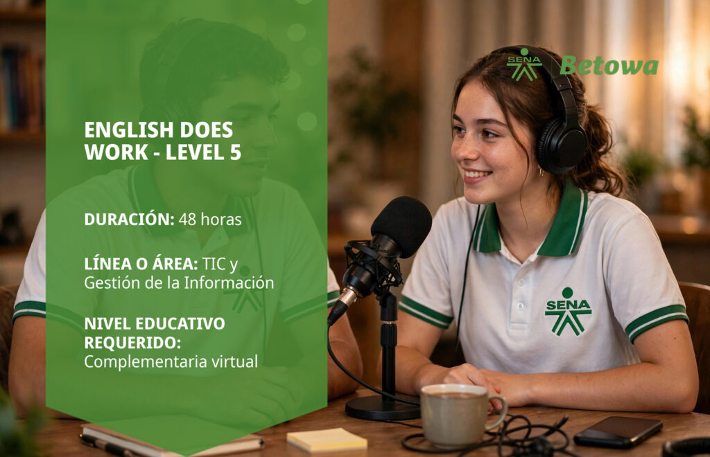 Curso SENA English Does Work level 5 de inglés – Betowa