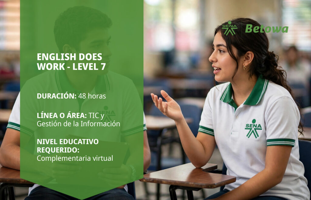 Curso SENA English Does Work level 7 de inglés – Betowa