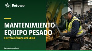 Portada: Técnico en Mantenimiento de Equipo Pesado del SENA, carrera técnica gratuita
