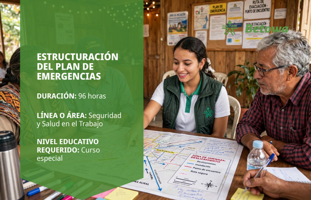 Curso SENA de estructuración del plan de emergencias – Betowa
